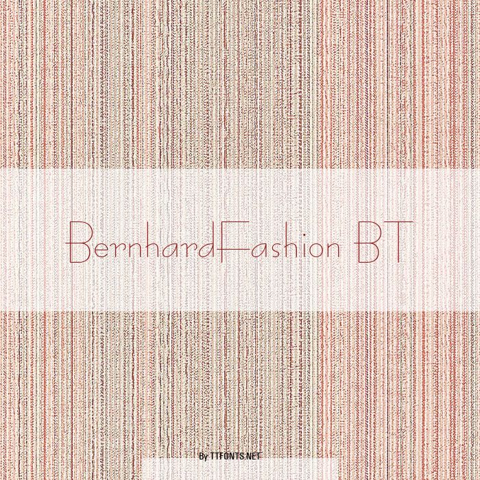 BernhardFashion BT example